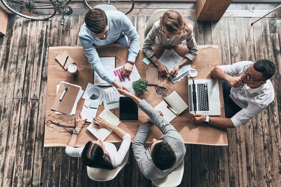 About Our Agency - Business Room Conference Table